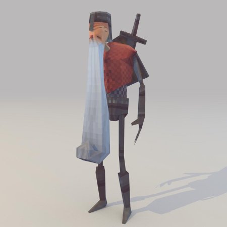 Лоу поли рыцарь