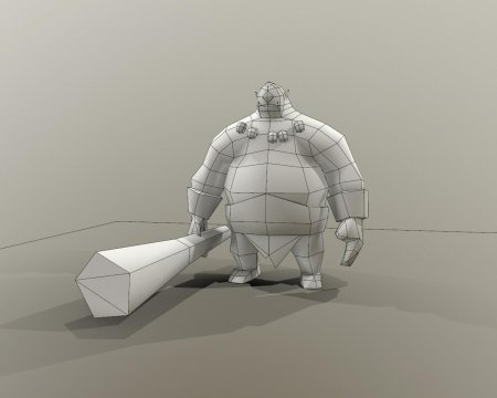 Лоу поли персонаж