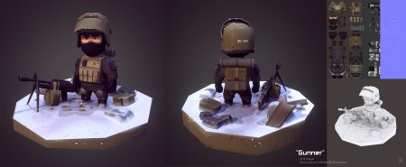 3d персонажи low poly