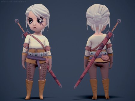 Лоу поли персонаж