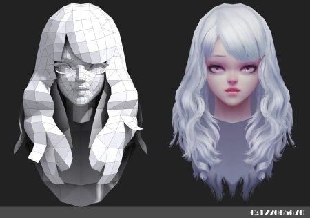 Лоу поли персонаж