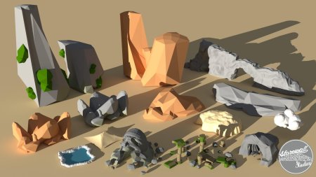 Низкополигональные модели 3d max