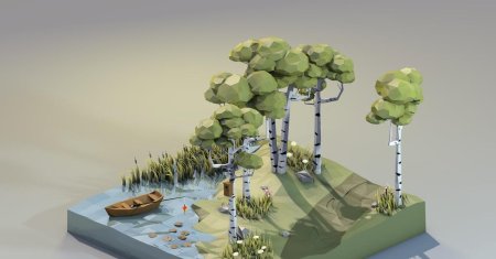 Низкополигональная модель