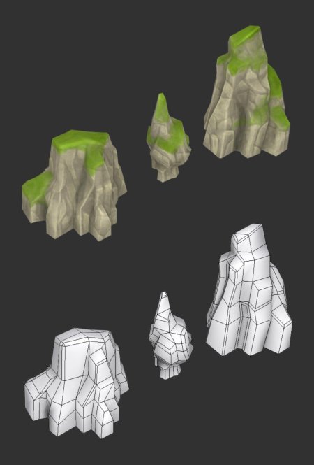 Лоу поли концепт арт