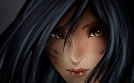 Девушка с желтыми глазами