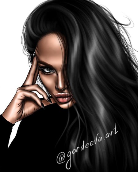 Девушка иллюстрация