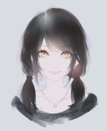 Аниме девушка красивая