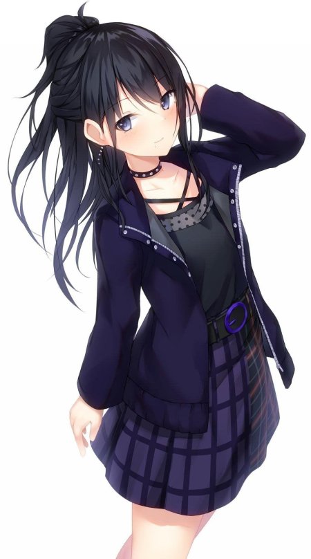 Аниме девушка красивая