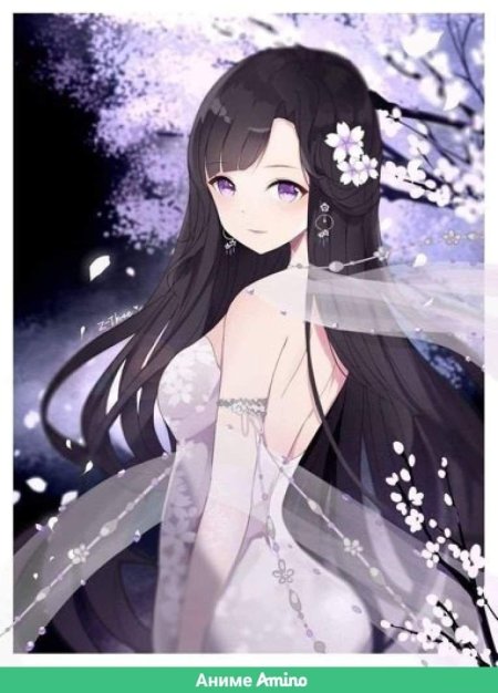 Черноволосая принцесса аниме