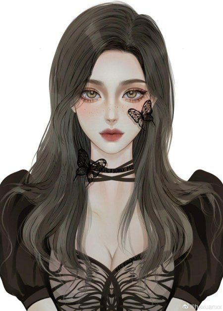 Девушка красивая аниме