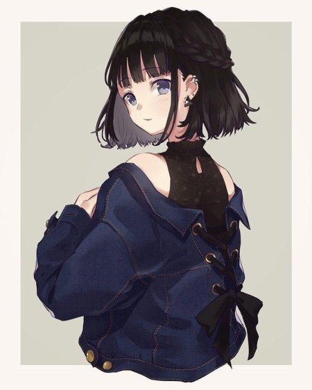 Аниме девушка красивая