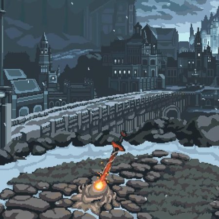 Dark souls пиксель арт