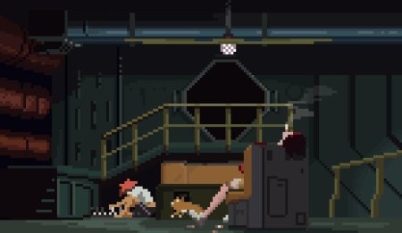 Пиксельный ковбой бибоп