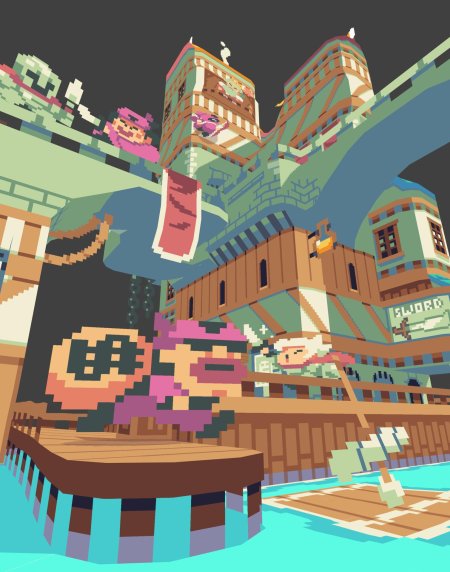 Пиксельная игра