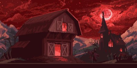 Пиксельная деревня