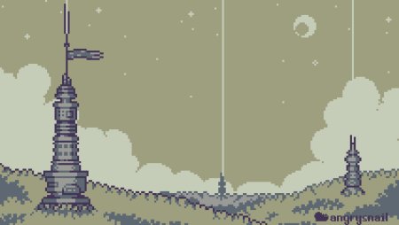 Пиксельные башни