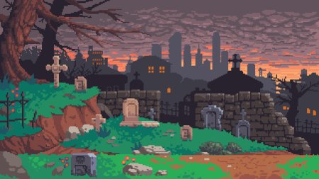 Пиксельное подземелье 2д