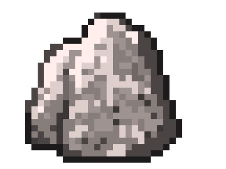 Камень пиксельный