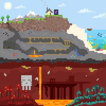 Пиксельная игра