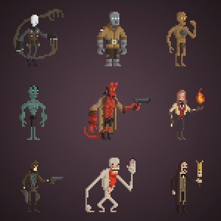 Пиксельный персонаж