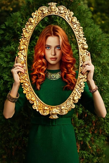 Рыжая цвет волос