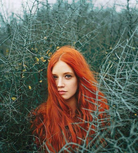 Девушки с рыжими волосами