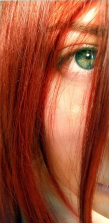 Рыжеволосые с зелеными глазами