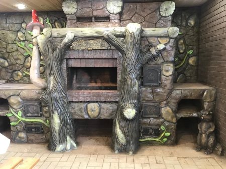 Мангал барбекю артбетон