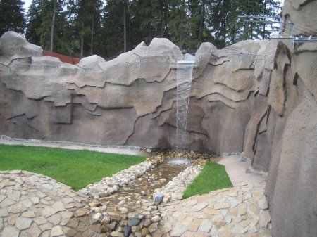 Арт бетон скала