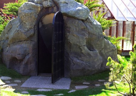 Артбетон искусственный грот водопад