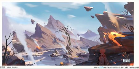 Пейзажи геншин импакт