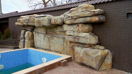 Водопад из артбетона