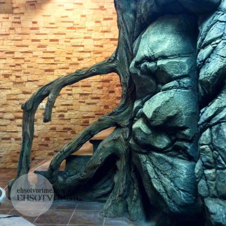 Дерево из арт бетона