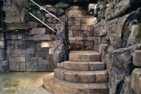 Артбетон искусственный грот водопад