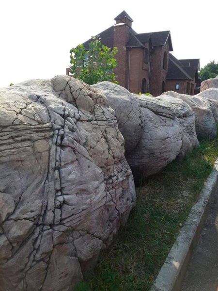 Артбетон водопад ландшафт