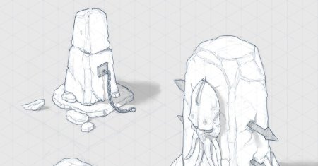 Камни референс 2д