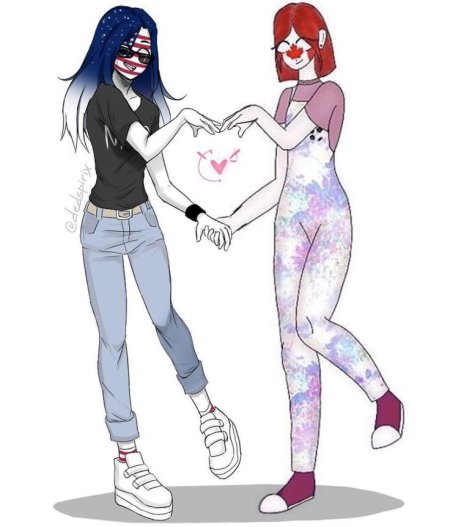 Countryhumans россия и америка