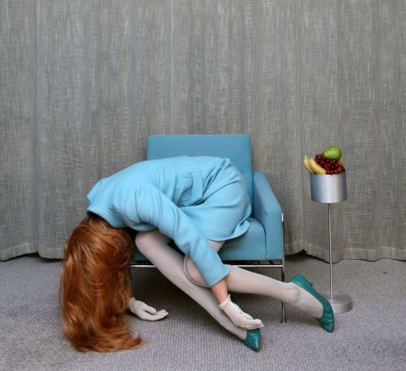 Уставшая женщина