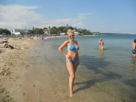 Русские женщины на пляже