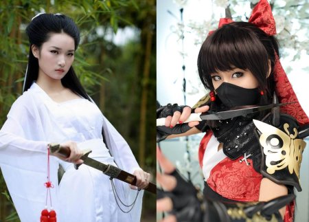 Косплей самурай