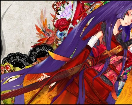 Девушки самураи аниме