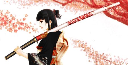 Катана самурайская сакура