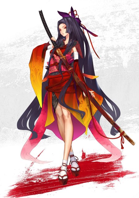 Кицунэ катана