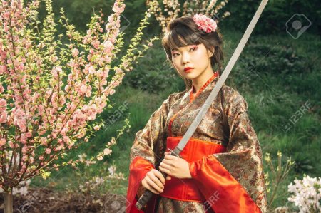 Япония кимоно гейши самурай