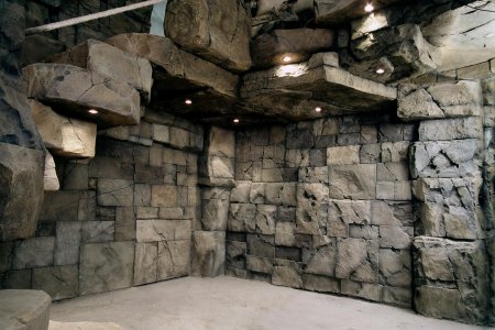 Артбетон искусственный грот водопад