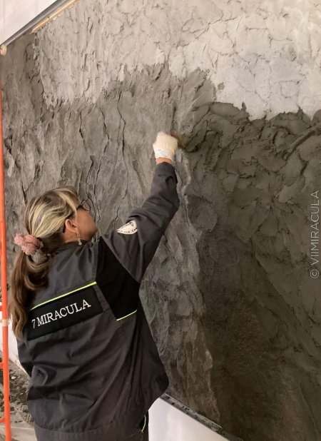 Штукатурка под скалу