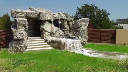 Артбетон грот водопад