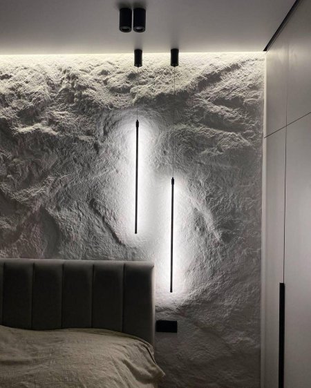 Скала в интерьере