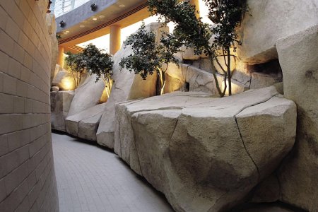 Артбетон искусственный грот водопад