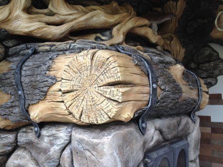 Дерево из арт бетона